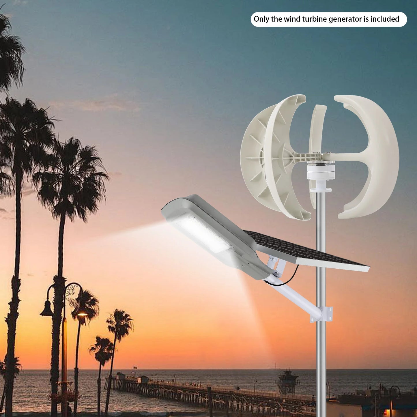 Windmolen – Windturbine – Windgenerator – Windenergie – Windspinner – 600W Vermogen – IP67 Waterdichte Controller - QUORE