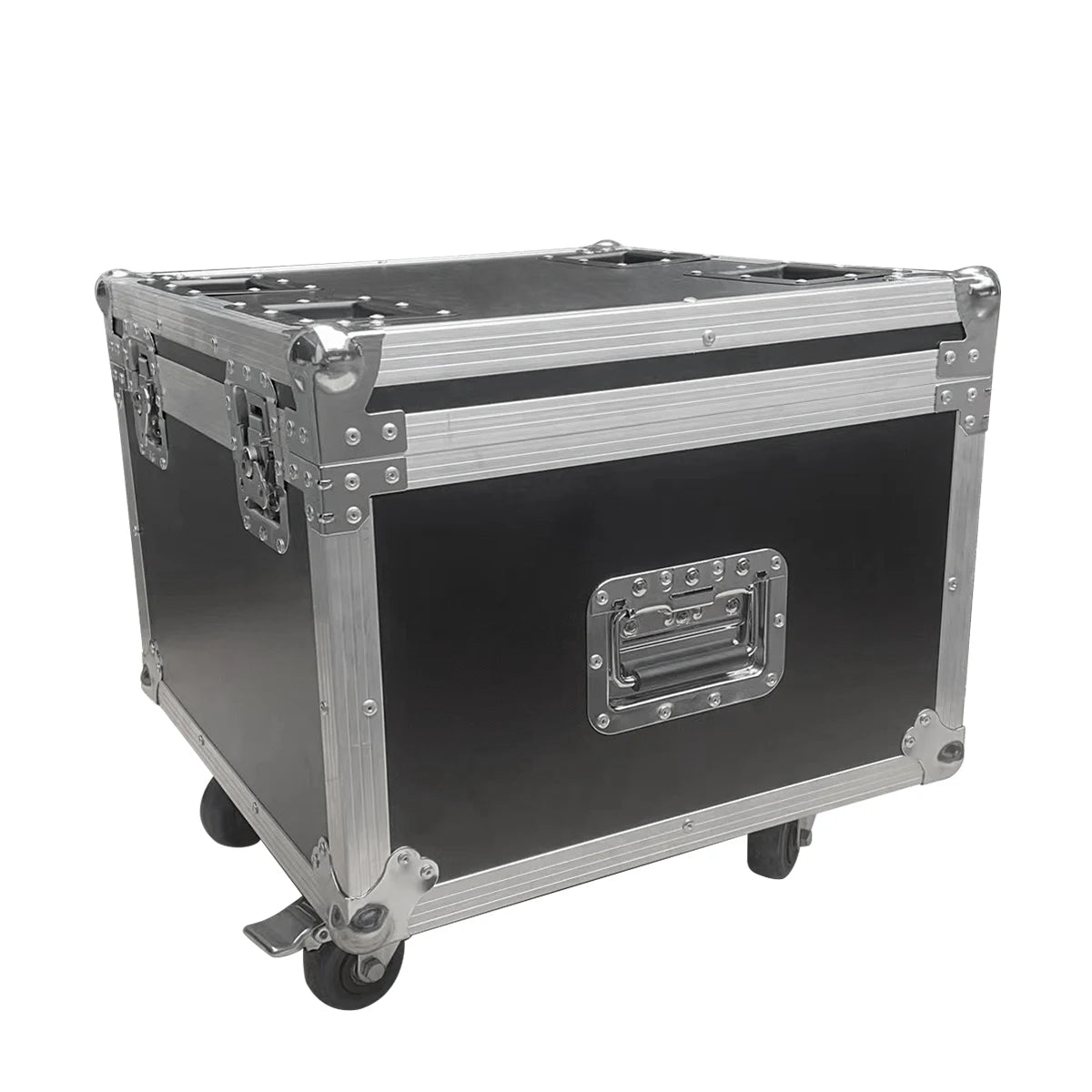 Flightcase Moving Head – Vervoerskoffer Lichtcase – Transportkist Lichtbox – Beschermkoffer Verlichting – Op Maat Gemaakt – Premium Lederlook – EVA Foam Bescherming – Ingebouwd Accessoirevak – Afmetingen 54,5x52x39 cm