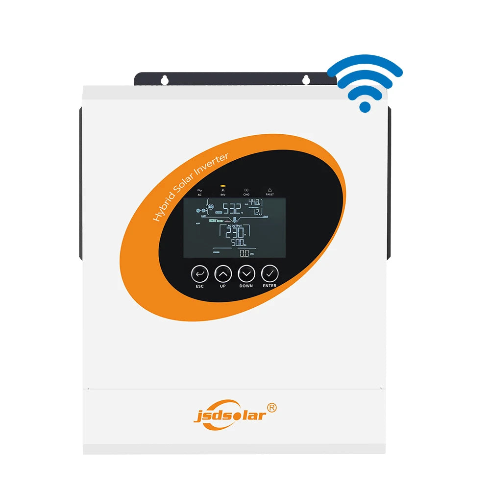 Hybride Zonne-energie Omvormer – Solar Omvormer – Inverter – Off-grid Omvormer – On-grid Omvormer – 6,5 kW 48V – Pure Sinusgolf & Dubbele AC-uitgang - QUORE