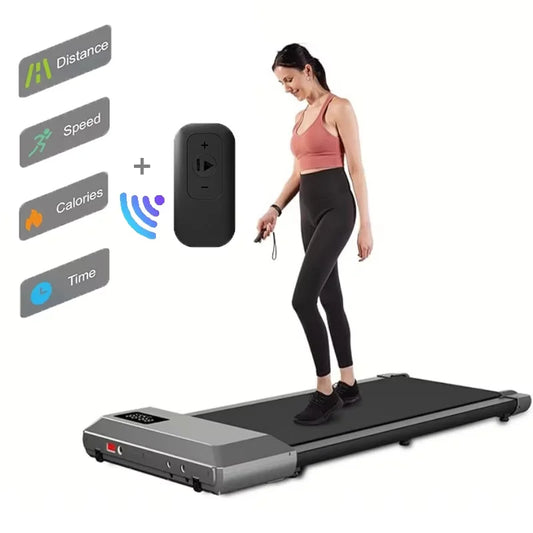 Loopband – Wandelband – Hardloopband – Walking Pad – Treadmill – Stil & Compact – 2,5 PK Motor met Antislip en Schokdemping - QUORE