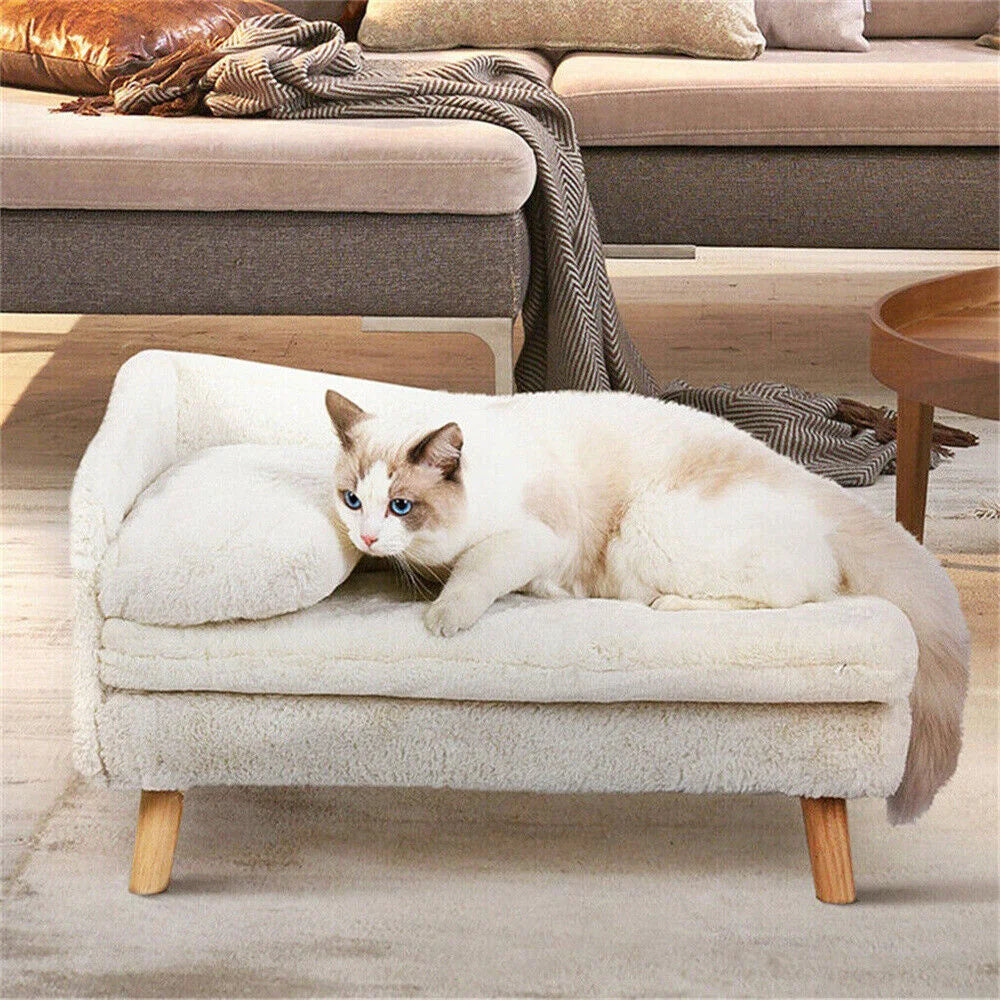 Hondensofa - Hondenbank - Hondenbed - Hondenkussen - Luxe Verhoogde - voor Kleine - Middelgrote Honden - en Katten - Klein