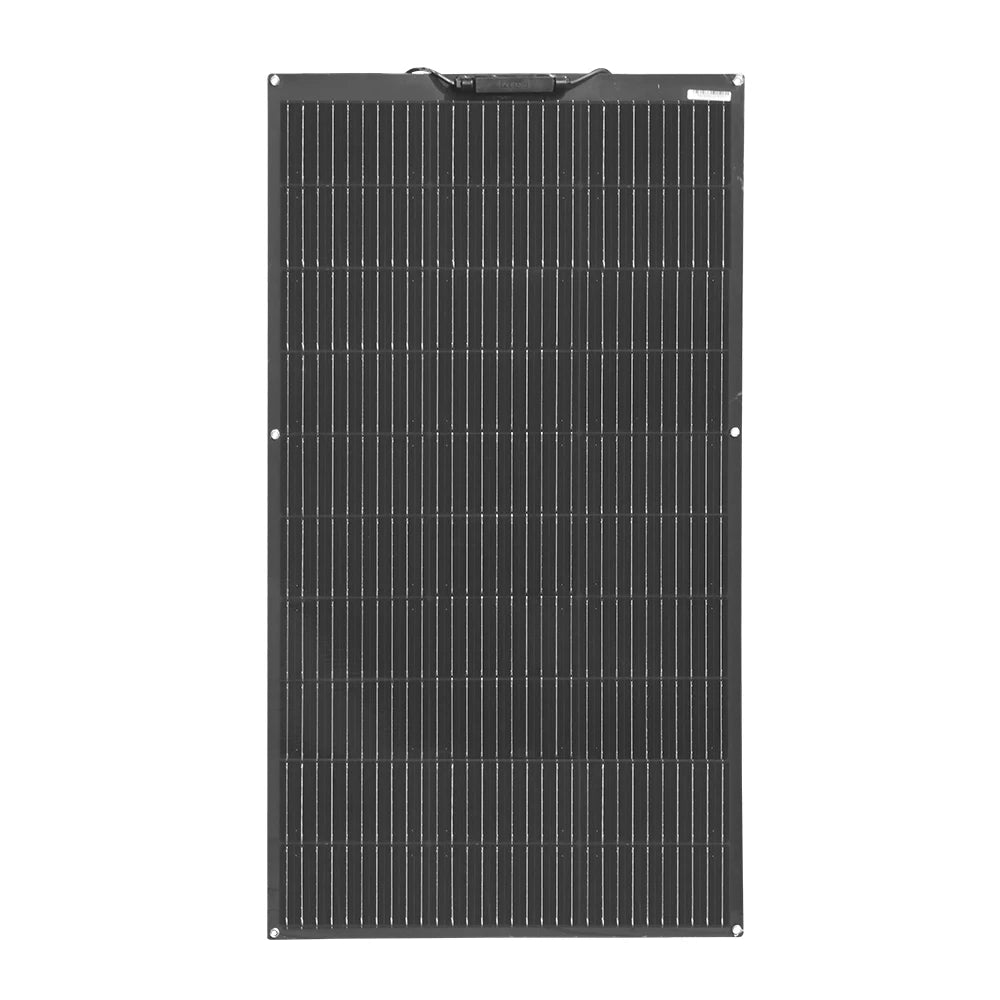 Zonnepaneel - Zonnepanelen - Zonne-energie - 16.5V Fotovoltaïsche Celmodule - Flexibel - Monocrystalline Silicon - 100W - 1 Stuk - Waterdicht - voor Boot - Camper - Caravan - RV - Tuin - Zwart - QUORE