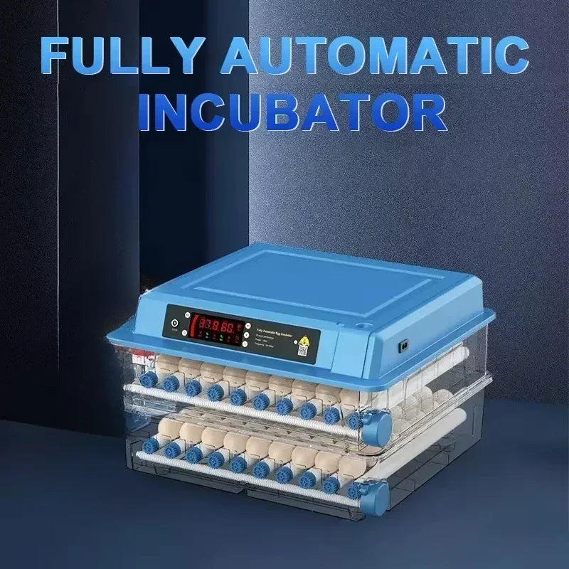 Automatische Eierbroedmachine – Eierbroeder – Kuikenbroedmachine – Incubator – Broedapparaat – Automatisch Eierdraaien – Temperatuur- en Vochtigheidsregeling