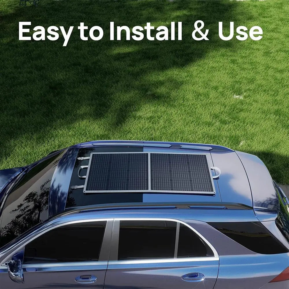 Opvouwbaar Zonnepaneel – Draagbaar Zonnelader – Zonnecellen – Outdoor Paneel – 100W Vermogen – 22% Efficiëntie