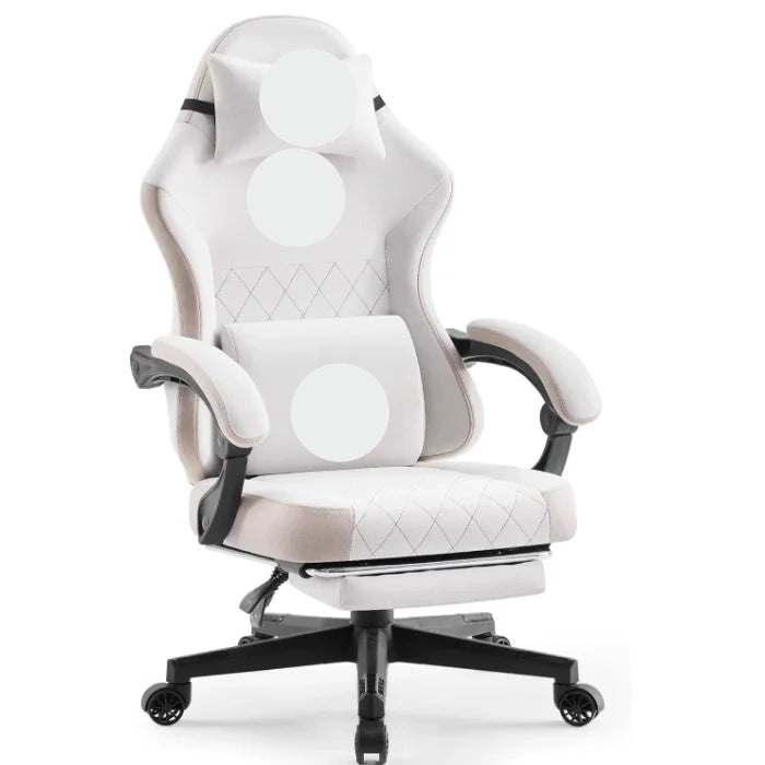 Bureaustoel – Kantoorstoel – Werkstoel – Draaistoel – Ergonomische Stoel – Verstelbare Rugleuning – Ademend Stoffen Bekleding