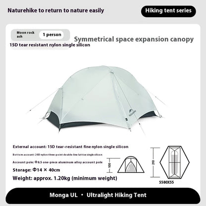 Ultralichte Eenpersoons Tent – Trekking Tent – Kampeertent – Outdoor Shelter – Lichtgewicht Slaapplaats – Waterdicht 3000 mm Bodem – Compact & Snelle Opzet