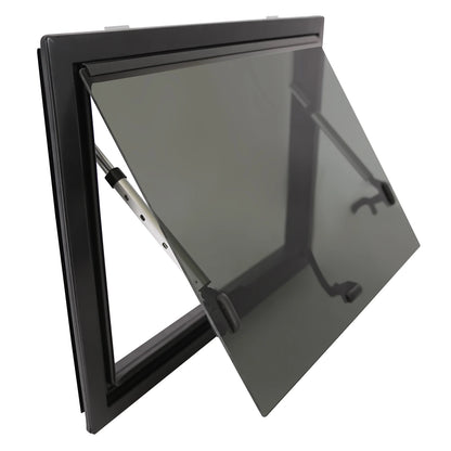 Camperraam – Camper Raam – Caravanraam – Bestelwagenraam – Aluminium Schuifraam – Getemperd Glas – Privacyglas