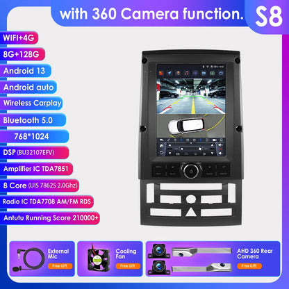 9,7 Inch Android Autoradio – Multimedia Systeem – GPS Navigatie – Auto Radio – Carplay – 4G Verbinding – Slimme Speler – Dubbel Din – Touchscreen
