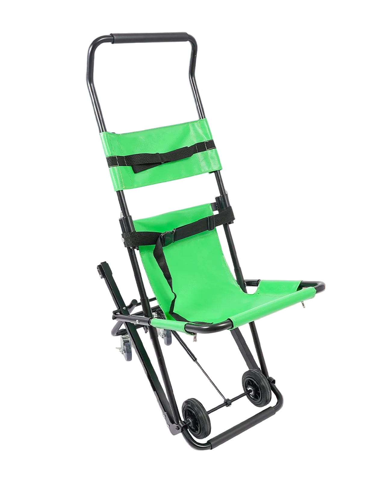 Opvouwbare Trapstoel – Noodtrapstoel – Evacuatiestoel – Transportstoel – Rolstoel Trap – Lichtgewicht Aluminium – Draagvermogen 159 kg - Zwart & Grijs
