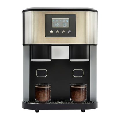 IJsmaakmachine – Crushed Ice Maker – IJsblokjesmachine – Waterkoeler – 1,8 Liter Reservoir – Snelle Productie – LCD Touchscreen