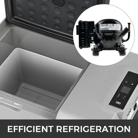 Draagbare Koelbox – Mobiele Koelbox – Campkoeler – Auto Koelbox – 50 Liter – Temperatuurbereik -20°C – Digitale Bediening