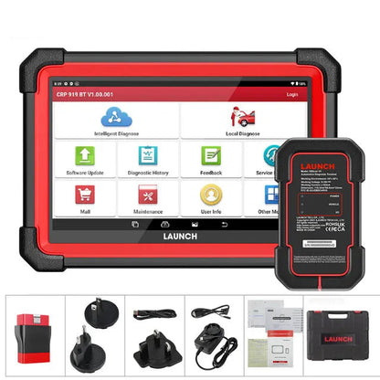 Auto Diagnosetool – Diagnose Scanner – OBD2 Scanner – Foutcode Lezer – Bluetooth Verbinding – 7-Inch Touchscreen – ECU Codering