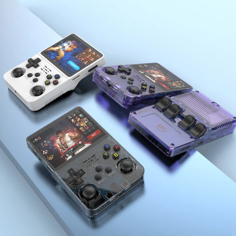 R36S Retro Handheld Video Game Console Linux System 3.5 Inch IPS Screen Portable Pocket Video Player R35S 64GB Games
