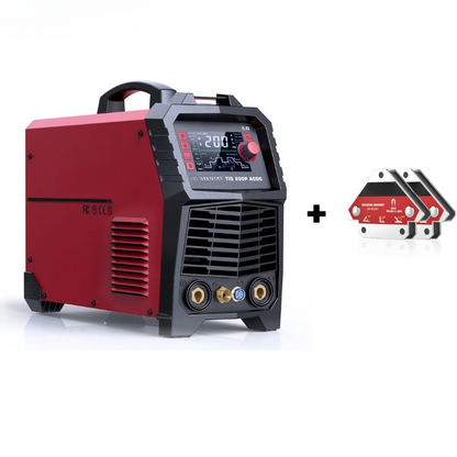 7-in-1 Lasmachine – TIG Lasmachine – AC DC Lasapparaat – MMA Lasser – LED Display – Pulsfunctie - Met 2 Stuks 25lbs Lasmagneten