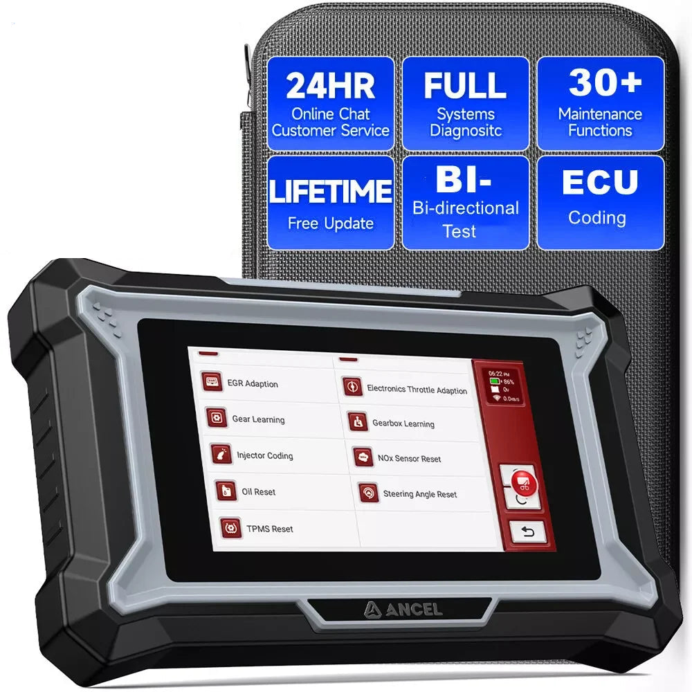 OBD2 Diagnose Tool – Auto Scanner – Foutcode Lezer – ECU Codering – Touchscreen – Volledige Systeemdiagnose – Actieve Testen - QUORE