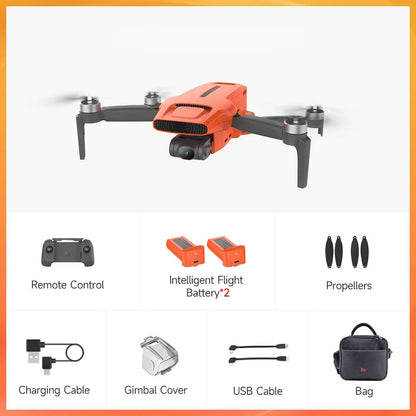 Drone – Luchtfotografie Drone – 4K Drone – Ultralichte Drone – 3-Assige Gimbal – 249 Gram – Bereik 10 Kilometer