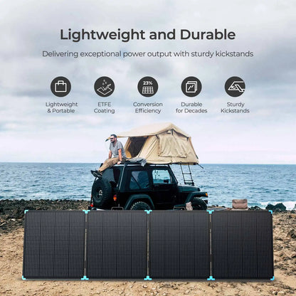 Opvouwbaar Solar Paneel – Draagbaar Zonnepaneel – Camping Energielader – Outdoor Powerbank Oplader – Lichtgewicht – Milieuvriendelijk