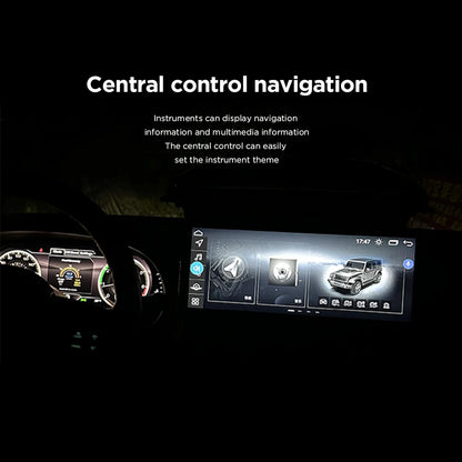 12,3 Inch Digitaal Dashboard – LCD Instrumentenpaneel – Virtuele Cockpit – Auto Display – Dashboard Upgrade – HD 1920x720 Resolutie – Plug & Play Installatie – Anti-Glare Scherm