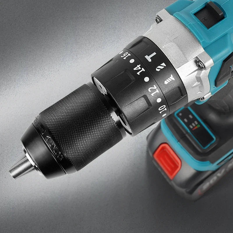 Borstelloze Elektrische Slagmoersleutel - 20V Batterij - Koppel 115NM - Biedt Krachtige Prestaties En Duurzaamheid Voor Professionele En Doe-Het-Zelf Klussen - QUORE
