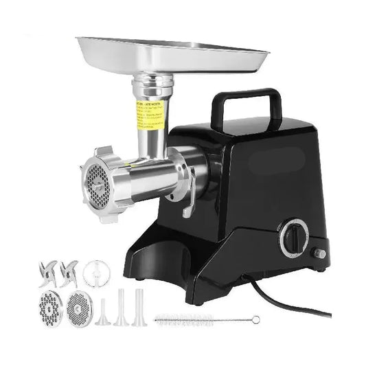 Electric Meat Grinder - For All Types of Meat - Stainless Steel - Meat Mincer - Meat Grinders - Sausage Maker - Food Grinder Machine - 419LBS/H - 6575W - Commercial Meat Grinder - Black