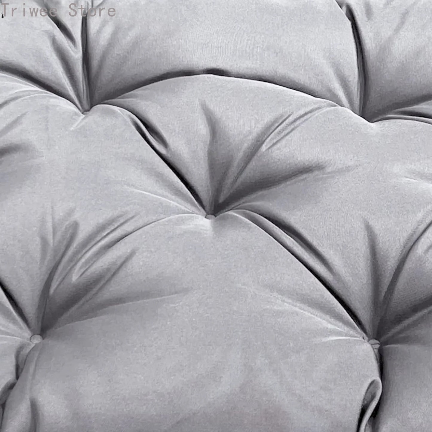 Bankkussen - Zitkussen - met Rugdeel - Ergonomisch - Zacht - voor Schommelbank - Meubels - Tuinbank - Eetbank - Verwijderbaar - Wasbaar - Waterdicht - Polyester - 120 x 100 cm - Lichtgrijs