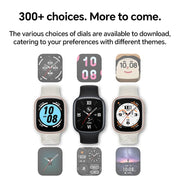 Smartwatch - Smartwatch Women - Smartwatch Men - Smartwatches - Smartwatch Android - Global Version - 5ATM Blood Oxygen Monitor - 14 Days Battery Life - Black