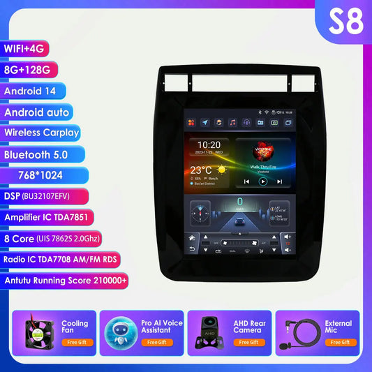 9.7INCH Android Car Radio for Volkswagen VW Touareg 2011-2017 Stereo Carplay Android Auto Multimedia Car Intelligent GPS Player