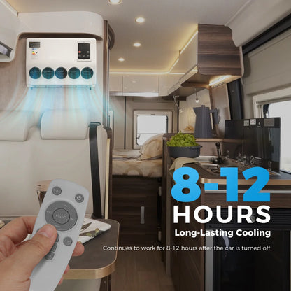 Airco - Elektrische Airconditioning - Kachel - Geïntegreerd Koel- en Aircosysteem - 24V - voor Vrachtwagens, Auto’s & Bussen – Energiezuinig Klimaatsysteem voor Geparkeerde Voertuigen