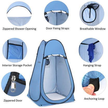 Pop-Up Tent - Tente Enfant - Tent - Tenten - Privacy - Draagbare Douchetent - Omkleedtent - Waterdicht - UV-bestendig - voor Strand - Camping en Outdoor