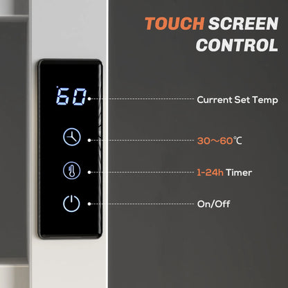 Elektrische Handdoekradiator – Elektrische Handdoekverwarmer – Handdoekdroger – Badkamer Radiator – Designradiator – Roestvrijstalen Materialen – 110 Watt Vermogen
