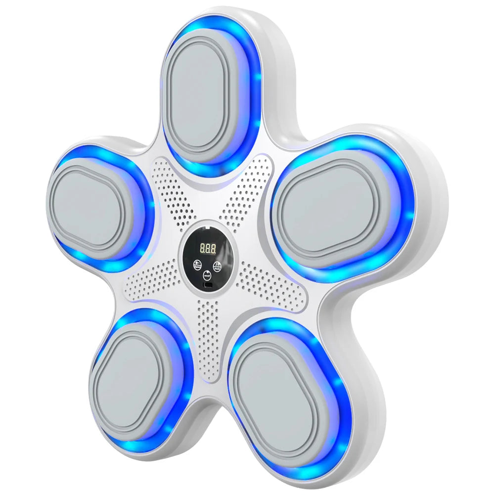 Music Boxing Machine Boxing Wall Target Type C USB Charging Wall-Mounted Exercise Equipment Bluetooth-Compatible for Adults Kids