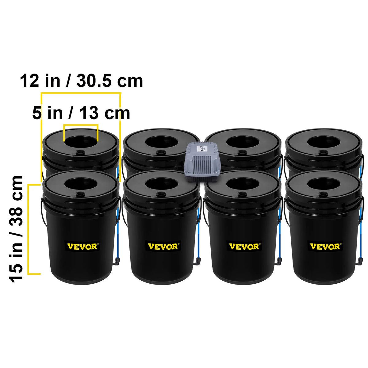 Hydrocultuur -Watercultuursysteem - Watercultuursysteem Gallon - Emmers Watercultuursystemen - Direct 8PCs - QUORE