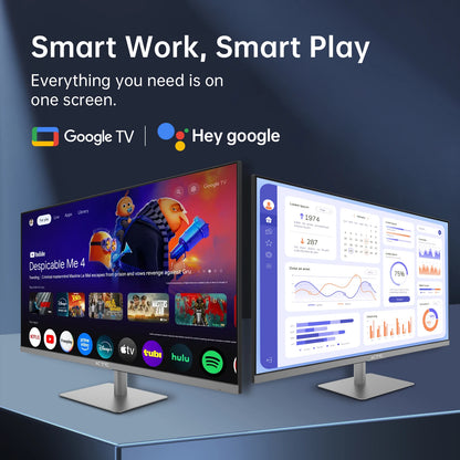 4K Monitor – Ultra HD Scherm – Smart Display – LCD Monitor – VA Paneel – 32 Inch – HDR10 – Ingebouwde Speakers - QUORE