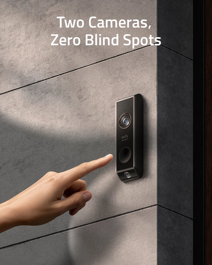 Videodeurbel – Slimme Deurbel – Draadloze Deurbel – Video Deurbeldrukker – Deurbel Met Camera – 2K Kleurenscherm – Intercom Met Alexa & Google Assistant