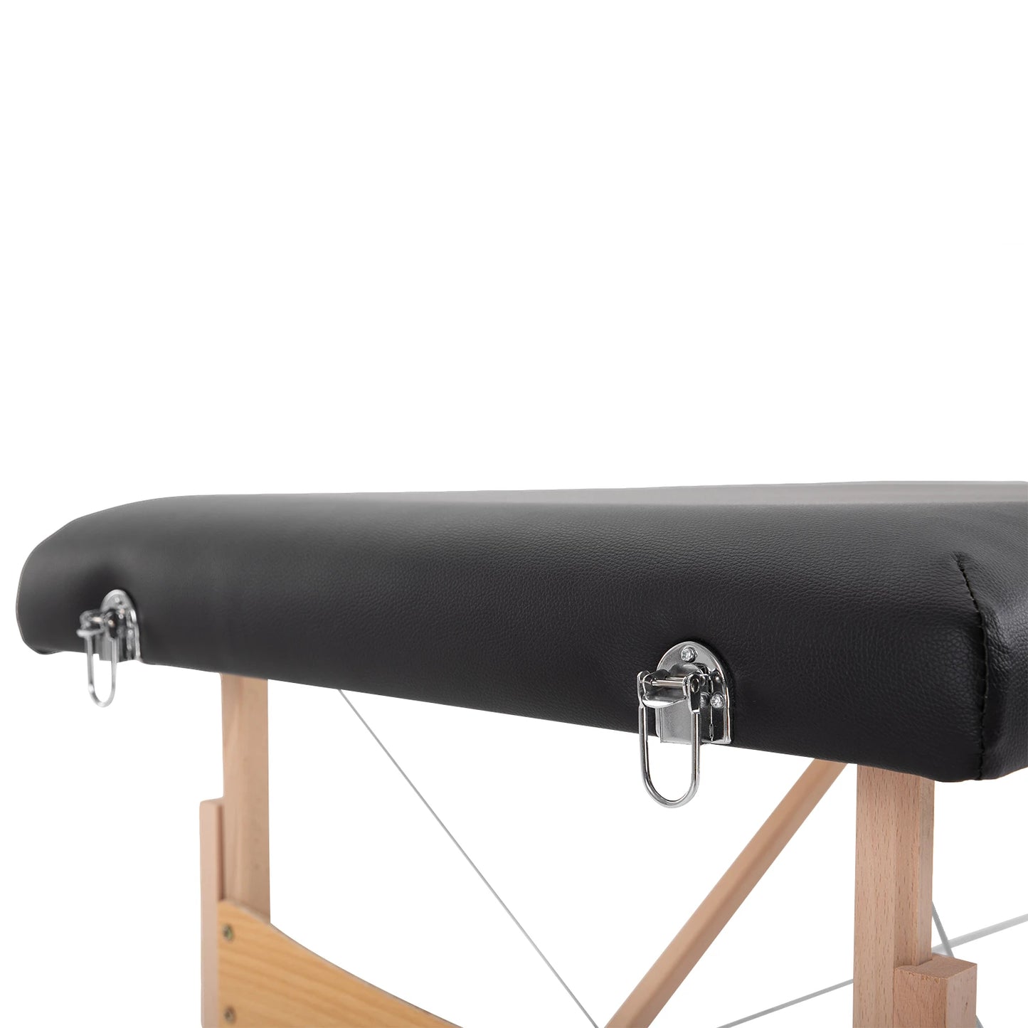 Massagebank – Massagetafel – Behandelbank – Behandeltafel – Massagebed – Inklapbaar – Verstelbare Hoogte 58-81 cm – Stevig Beukenhouten Frame - QUORE