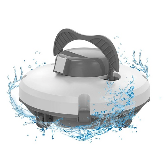 Zwembadstofzuigers - Zwembadrobot - Automatische Zwembadreiniger - met Automatisch Parkeren - IPX8 Waterdicht - Zwembadstofzuiger van 120 minuten - Huisdiervriendelijk - 5200mAh - 100-240V - Wit