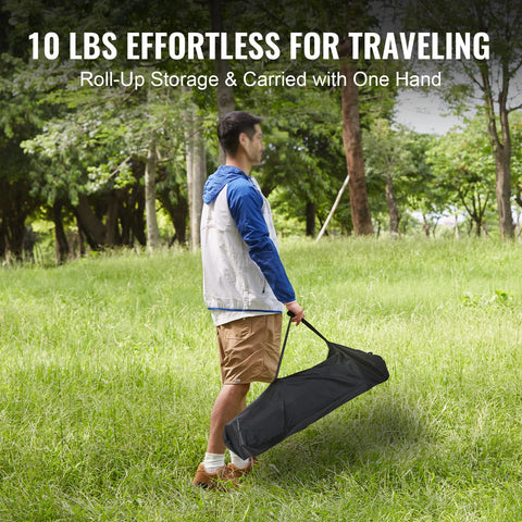 Klaptafel - Inklapbare tafel - 45.3x21.7x27.6 inch - Opvouwbare Tuintafel - Glad Tafelblad - Vouwtafel - Opvouwbare kampeertafel - Draagbare reistafel voor buiten - Lichtgewicht - Opvouwbare picknicktafel - Ultracompact - Zwart