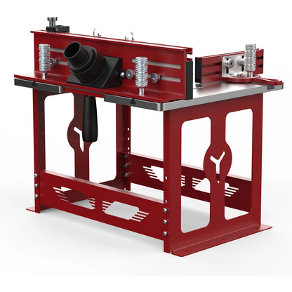Routertafel – Freestafel – Houtbewerkingsbank – Werkbank – Routerwerkbank – Aluminium Werkblad – Verstelbare Stofkap