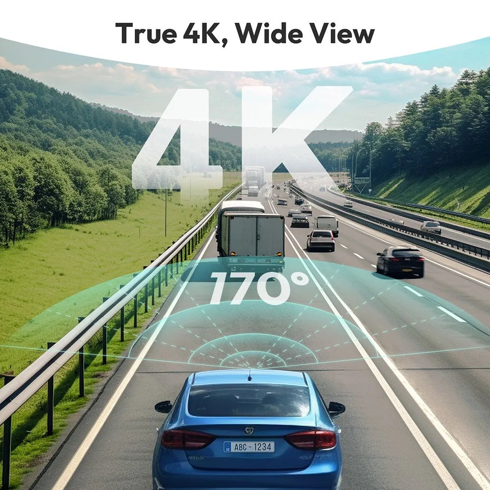 4K Dashcam – Autocamera – Rijcamera – Videorecorder – Dashboardcamera – Superheldere 4K Beelden – ADAS Veiligheidsfuncties