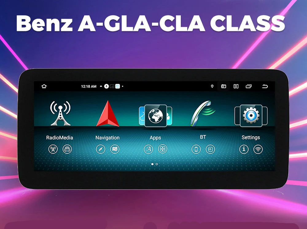 Carplay Autoradio – Android Autoradio – Multimediaspeler – Auto Stereo – GPS Navigatie – 10,25 Inch Scherm – Android 14 Systeem – 4 x 45W Output