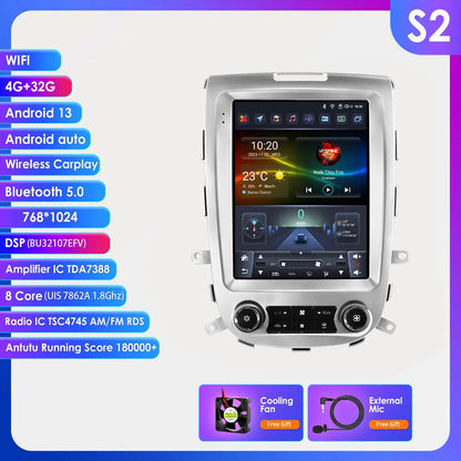 Autoradio – Autostereo – Multimedia Speler – GPS Navigatie – Bluetooth – 9,7 Inch Scherm – Android 13 – 360 Graden Camera Support