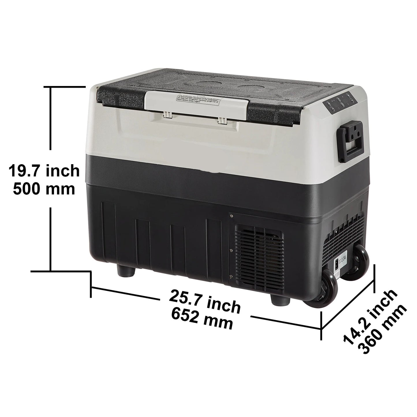 Draagbare Koelbox – Mobiele Koelbox – Mini Koelkast – Camping Koeler – 35 Liter Inhoud – Temperatuurbereik -20°C Tot 10°C – Stil En Energiezuinig