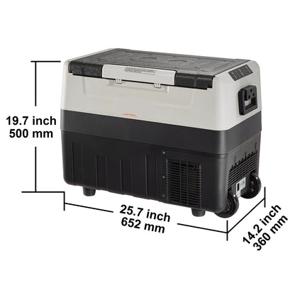 Draagbare Koelbox – Mobiele Koelbox – Mini Koelkast – Camping Koeler – 55 Liter Inhoud – Temperatuurbereik -20°C Tot 10°C – Stil En Energiezuinig