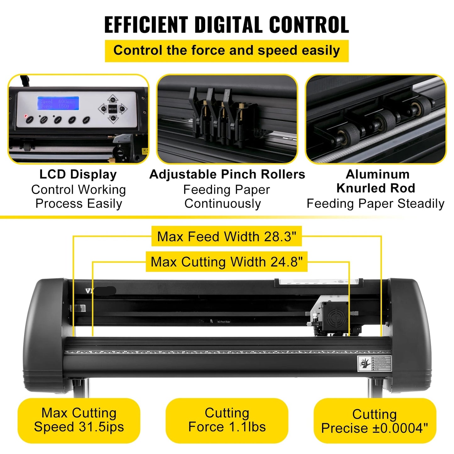 Vinyl Cutter Machine – Vinylsnijder – Plotter – Stickersnijder – Snijplotter – 28 Inch Snijbreedte – Hoogwaardige Precisie