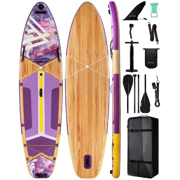 Opblaasbaar Paddleboard – Waterdicht Board – Inflatable SUP – Lichtgewicht SUP – 351cm Lang – Maximale Draagkracht 175 Kg