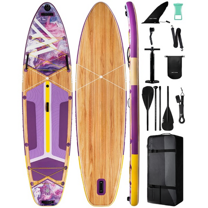 Opblaasbaar Paddleboard – Waterdicht Board – Inflatable SUP – Lichtgewicht SUP – 351cm Lang – Maximale Draagkracht 175 Kg