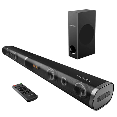 Ultimea - Soundbar - Soundbar for TV - Speakers - Speaker cables - Speaker - 3D Surround Soundbar - 190W - 50Hz-20KHz - Black