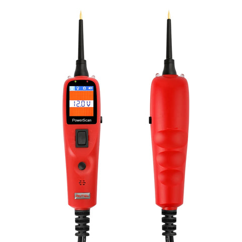 Elektrische Circuittester - Slimme Testerpen voor Auto - Snel Achterlichten - Richtingaanwijzercircuits - Slechte Stopcontacten Controleren - Automotive Circuit Tester Tool - 12V - 24V - AVOmeter - Diagnosetool - Rood