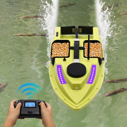 Aasboot – Afstandsbediening Aasboot – Visboot – Voerboot – Vlotterboot – Waterdicht ABS – GPS Navigatie – Dubbele Motor