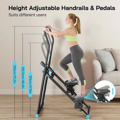Stepper – Stair Stepper – Traploper – Verticale Klimmer – Mini Stepper – Inklapbaar Compact – Tot 150 kg Draagkracht